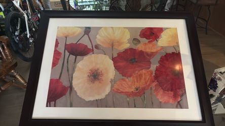 Flower and frame picture