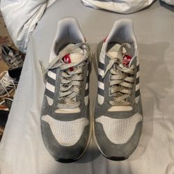 Adidas 2018 ZX500 Boost Grey Running Shoes Sneakers - Mens Size 9.5