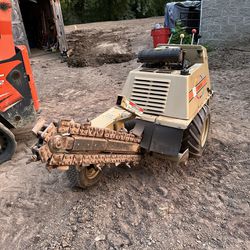 Burkeen Walk Behind Trencher - like new condition - 88 original hours