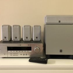 Yamaha HTR-5730 Receiver & Power Subwoofer YST-SW010