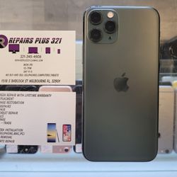 Unlocked Green iPhone 11 Pro 256gb