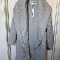 Steve Madden Quilted Knit Coat