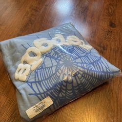 Brand New Blue Sp5der Hoodie