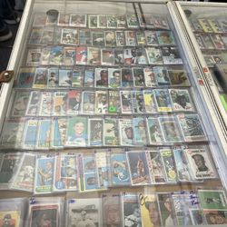 Vintage baseball Cards And memorabilia 