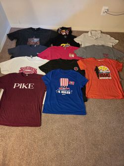 Men shirt lot size M/L sold together.