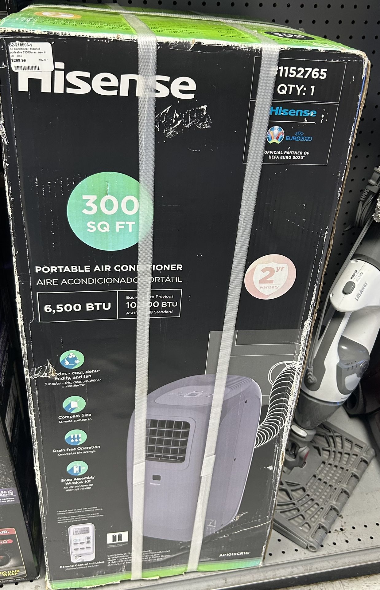 Hisense 300 sq ft Portable Air Conditioner,