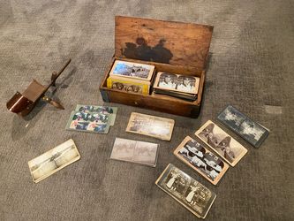 Antique wood Stereoscope 1800s