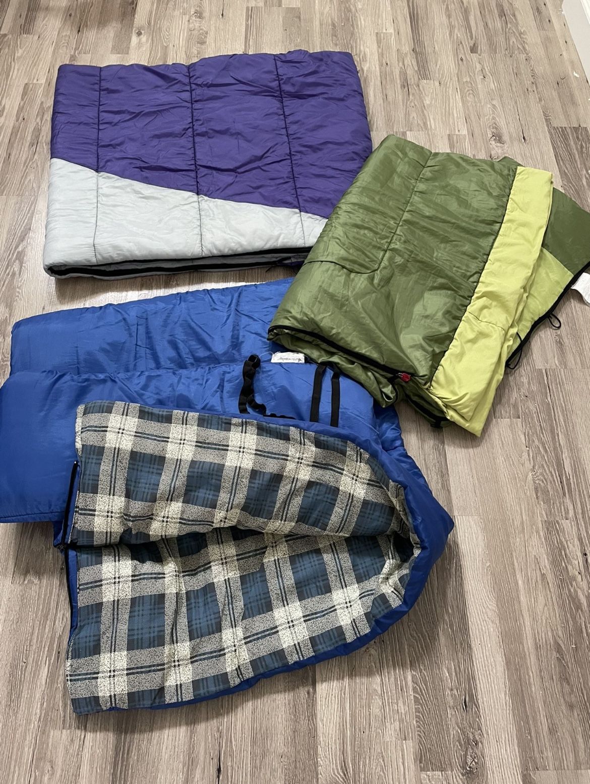 3 Almost New Camping Sleeping Bag With Great Condition 