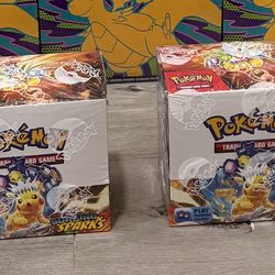 2x Surging Sparks Booster Boxes (Sealed)