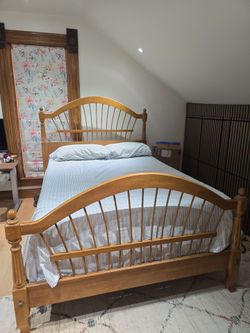 Ethan Allen Full Bed Frame with Box