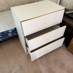 Free white drawers