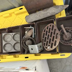 Antique Anval, Baking Molds, Misc Tools