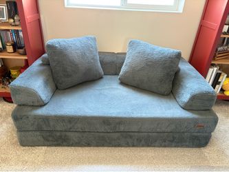 Foldable Floor Sofa Lounge Chair - Gray