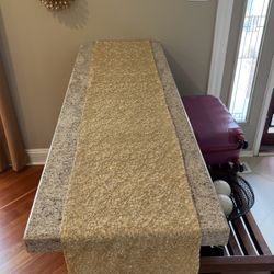 4 Gold Sequins 90” Table Runners