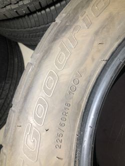 2 Used Tire 225/60/18