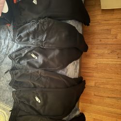 Black Nike And Adidas Joggers/sweatpants