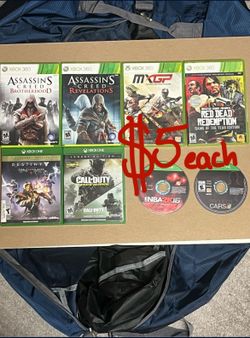 Xbox 360 / Xbox One Games 