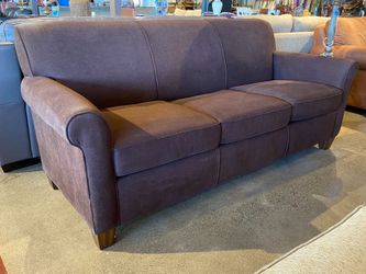 FLEXSTEEL Muted Brown 3-Seater Sofa