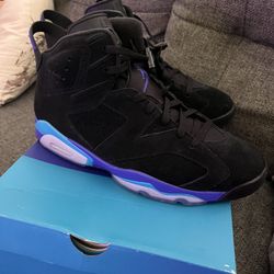 Retro 6 Size 12.5 Aqua  Great Condition