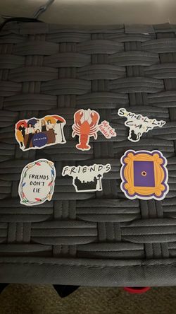 Friends TV Show Sticker Set- 6 pieces
