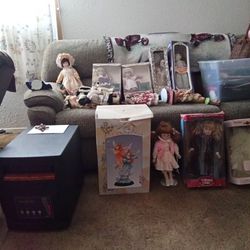 Genuine Fine Bisque Porcelain And Other Porcelain Dolls 