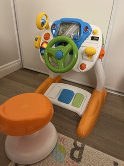 Driving Toy Toddler Car Toy Fun Steering Wheel Pretend Play Ride on Ca