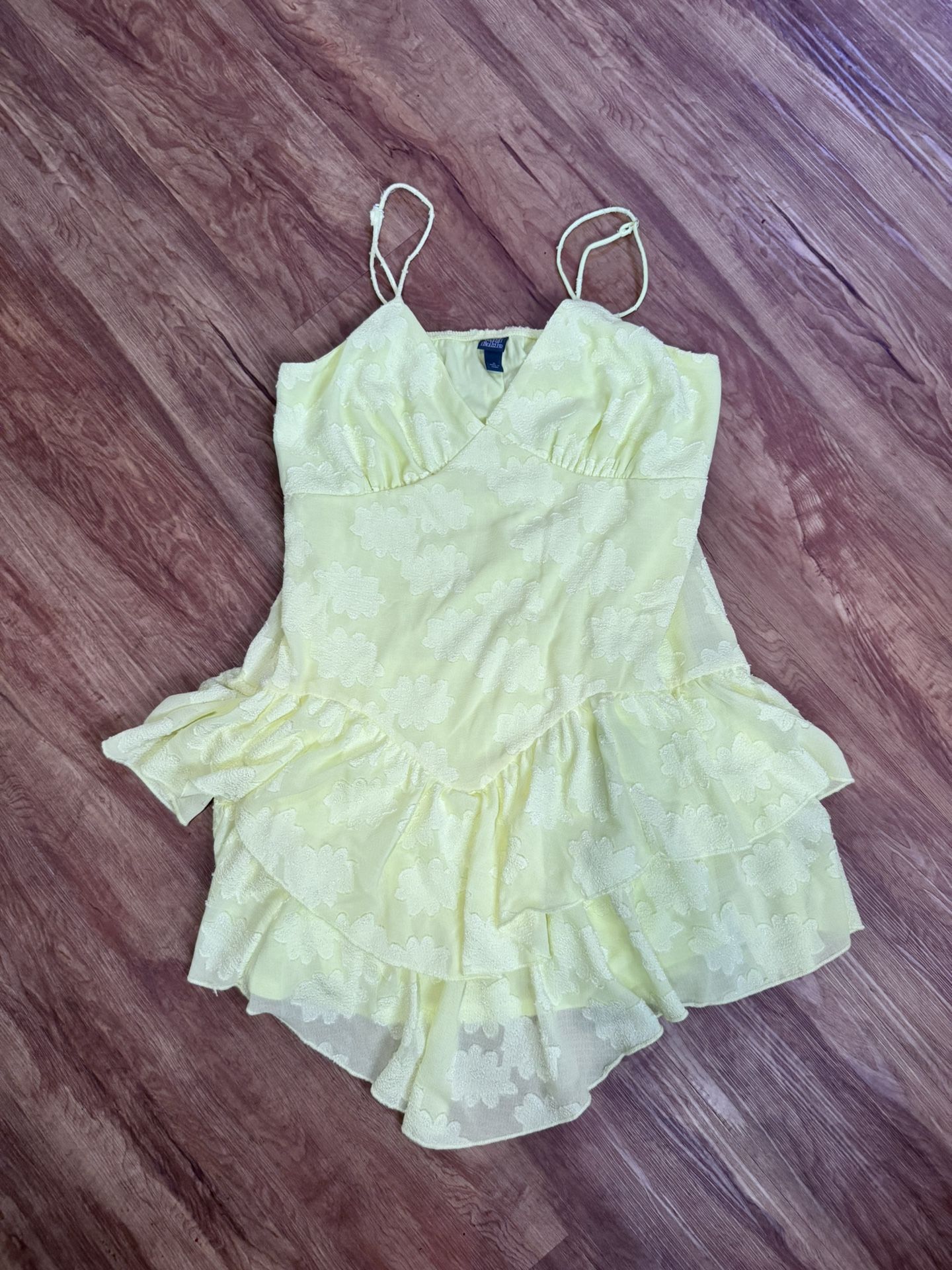 Wild Fable Dress Women’s Size Medium Babydoll Fairy Coquette Drop Waist Clouds s