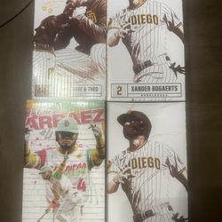 Brand New San Diego Padres Bobbleheads – Xander Bogaerts, Joe Musgrove & Luis Arraez