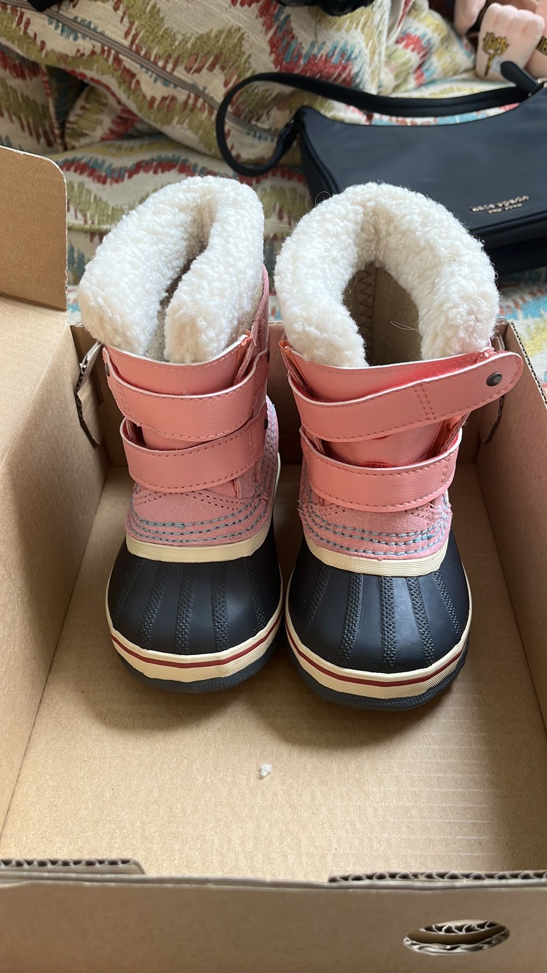 Like New Pink Toddler Boots