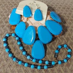 Set Of Necklaces/earrings.  Plus 1.