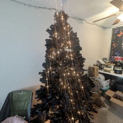 National city 6 ft black Christmas tree