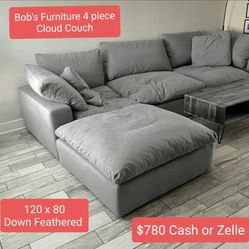 Cloud Modular Sectional Couch Sofa Feathered Dupe