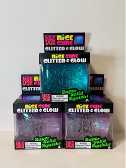 Needoh Nice Cube Glitter & Glow