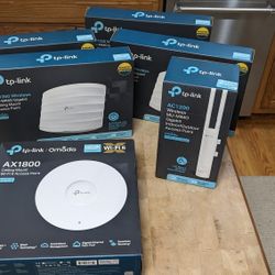6 TP-Link Access Points, Wifi AX And AC