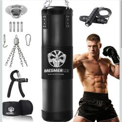 4 Foot Heavy Punching Bag Set New