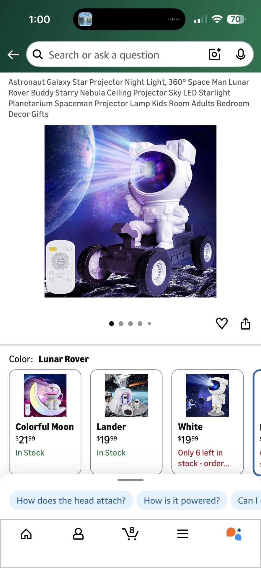 Galaxy Light Projector