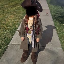 Pirates Of The Caribbean Costume, Jack Sparrow Costume, Pirate Costume, Halloween Costume, Halloween