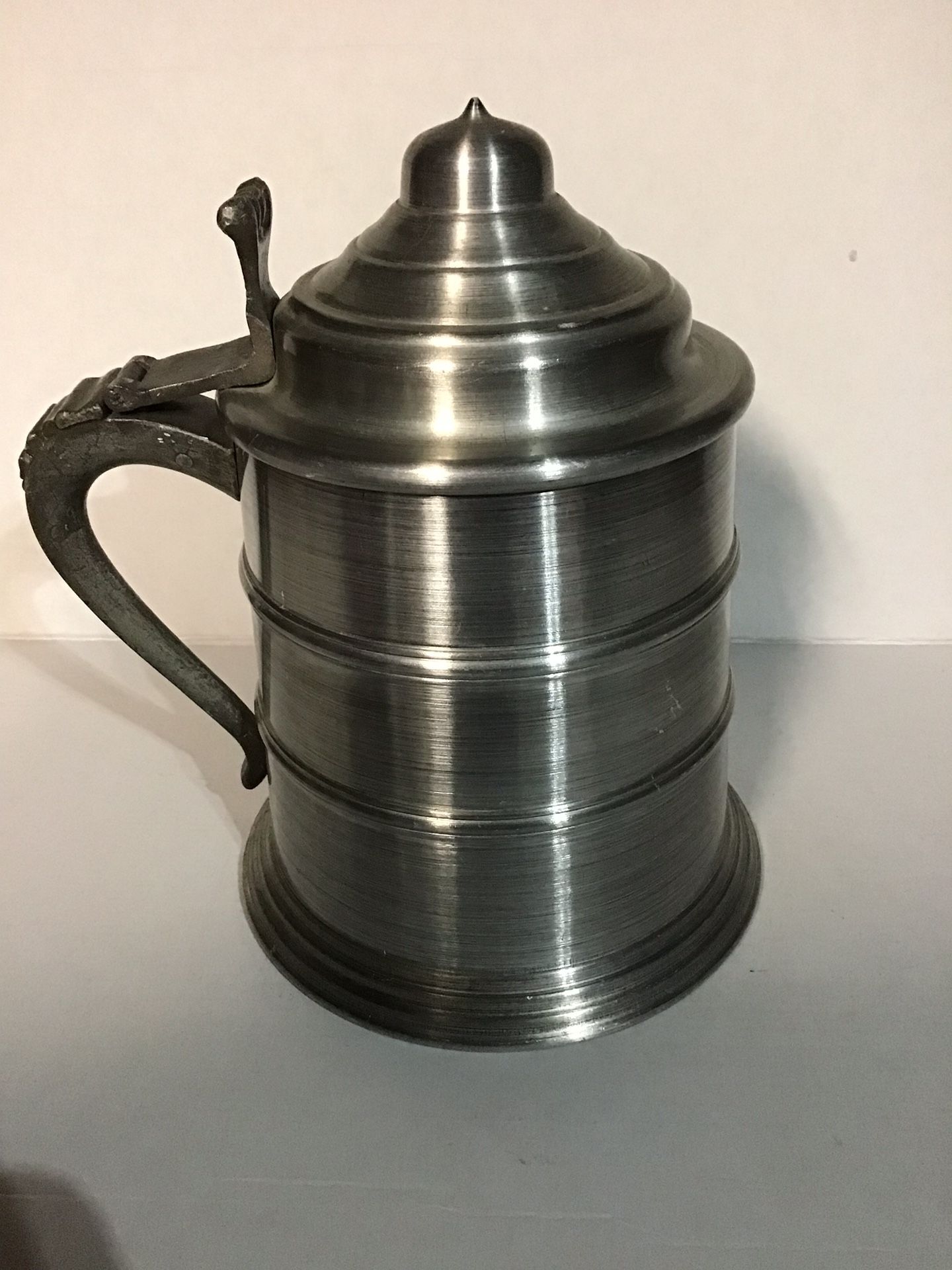 Vintage Aluminum/ Pewter Stein Tankard Ice Bucket Cooler. 10”