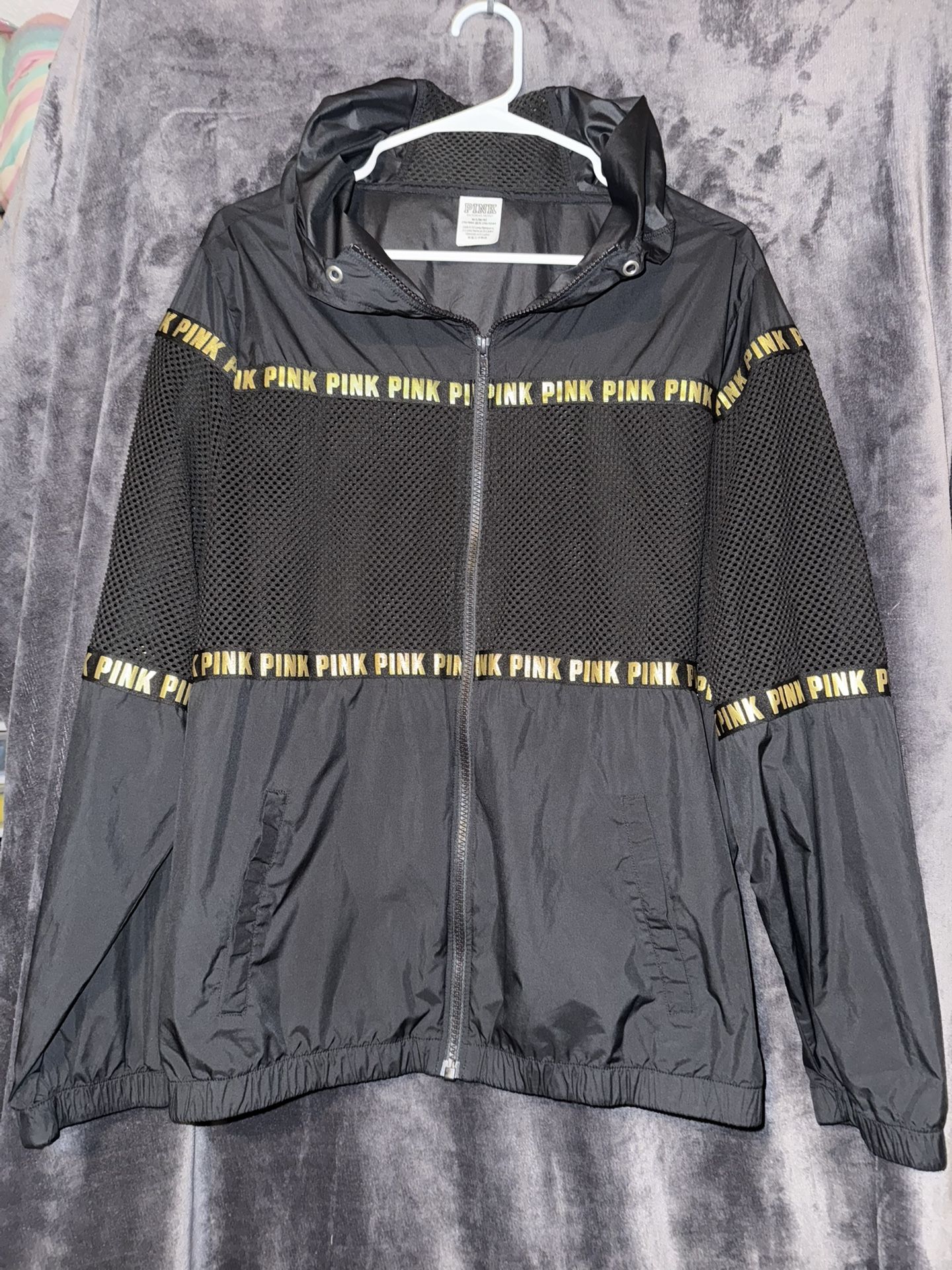 VICTORIA SECRET PINK Women’s Windbreaker Jacket Size M