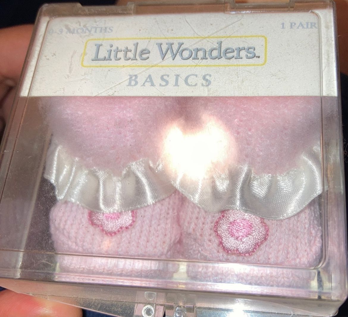 Boot Socks (1 pair) for babies age 0-3 months only