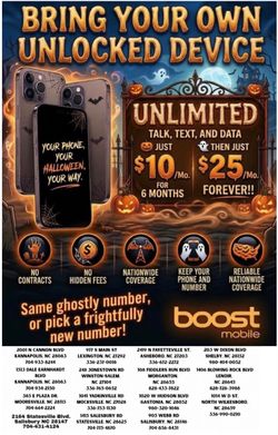 10/8-10/9:10/month for 6 months (Mooresville)
