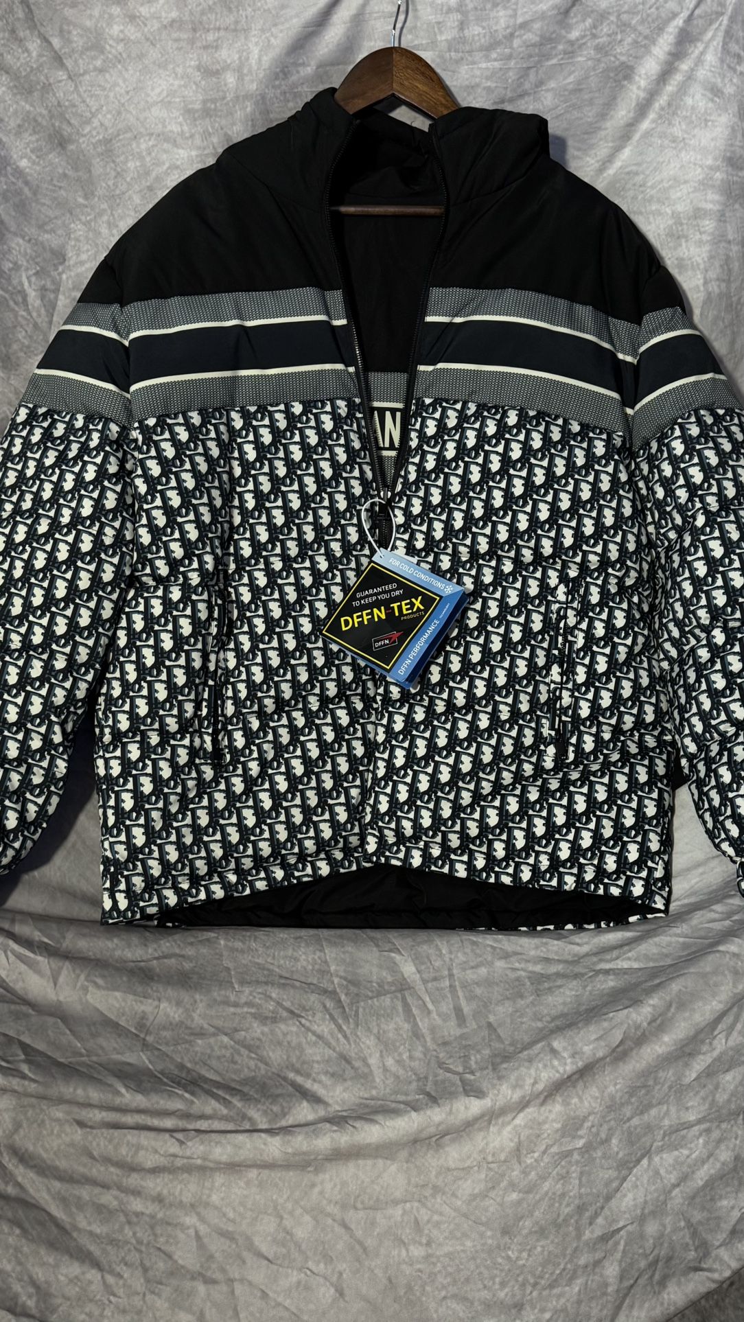 Dior Puffer Jacket With Hoodie