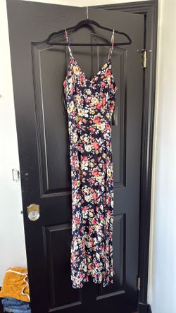 blue maxi dress