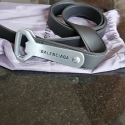 Balenciaga Bottle Opener D-Ring Belt 