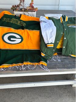 Packers jacket $50/$25 poncho