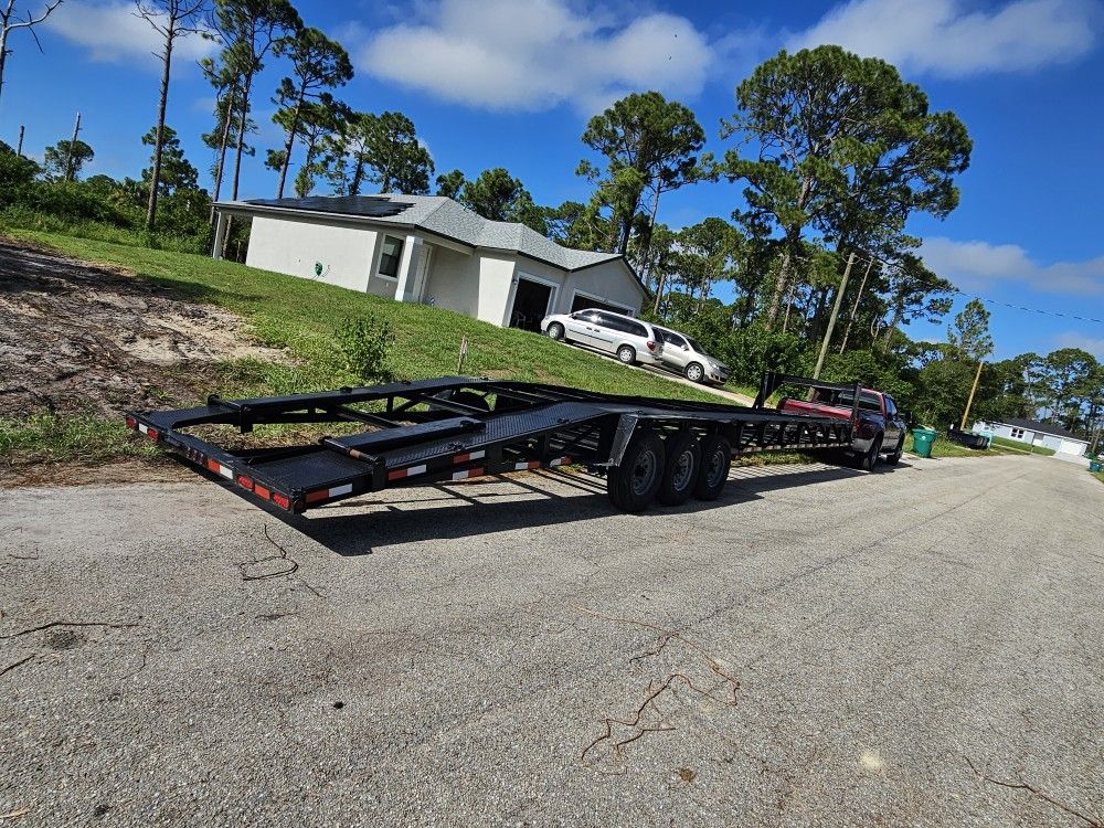 Low Pro 3 Car Trailer Kaufman