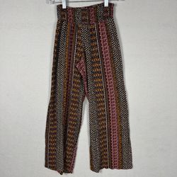 Passport Women's Small Rayon Wide Leg Pants Multicolor