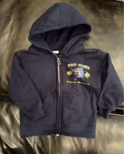 Kids Palm Beach Zip-Up Hoodie Size 2T