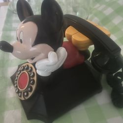 Mickey Mouse Plug-In dial phone