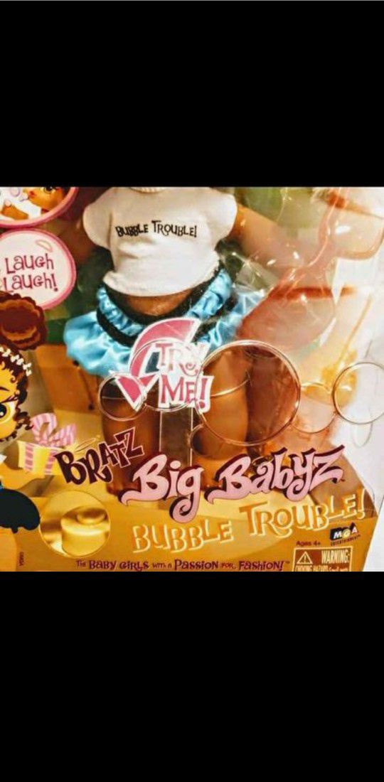 Bratz Big Babyz Bubble Trouble Sasha Babydoll for Sale in Monaca, PA -  OfferUp